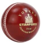 Pro Sports| SF Yorker Leather Cricket Ball (Red)
