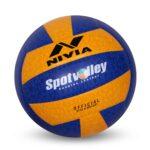 Nivia VB-492 Spot Volleyball, Size 4, Rubber, Multicolour