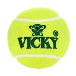 Pro Sports | Vicky Yellow Tennis/Cricket Ball Light Multipurposeful Design & Durable Rubber Built Ideally Designed for Sports Enthusiasts - PACK OF 3