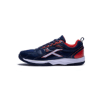 Pro Sports | HUNDRED Raze Badminton Shoes (Non Marking) | Lightweight & Durable | X-Cushion, Active Grip Sole, Toe Assist(Navy)