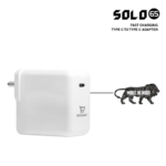 Shop-O-Holics| SOLO 65(65W) MOBILE CHARGER (WHITE)
