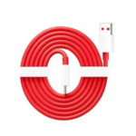 Shop-O-Holics|One Plus |USB Type C Cable 6.5 A 1 m C203A  (Compatible with Charging Adapter, Red)